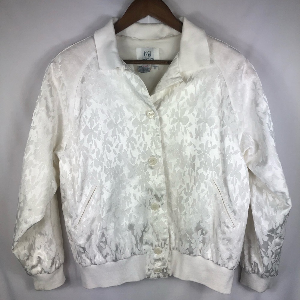 Floral Bomber Jacket - image 2